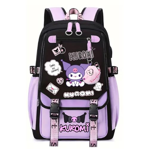 Cute Backpack 17 Inch, Business Laptop Shoulders Backpack Travel Hiking Daypacks Gifts Merch - Purple