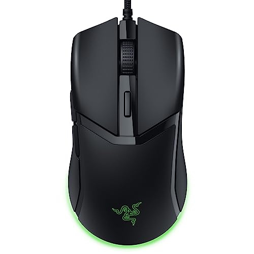 Razer Cobra Gaming Mouse: 58g, Gen-3 Optical Switches, Chroma RGB Lighting, 8500 DPI Sensor, PTFE Feet, Speedflex Cable - Black - Black - Cobra