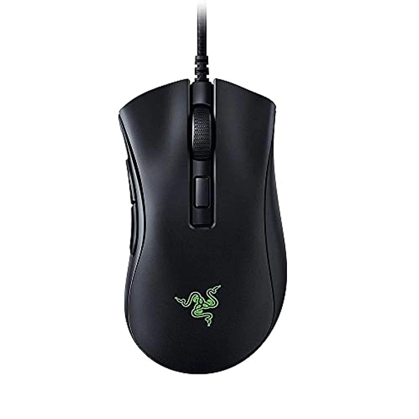 Razer DeathAdder V2 Mini - Wired USB Gaming Mouse with Optical Mouse Switches (61g Ultra Light, Speedflex Cable, Optical Sensor with 8500 DPI, Optical Mouse Switch, RGB Chroma Lighting) Black
