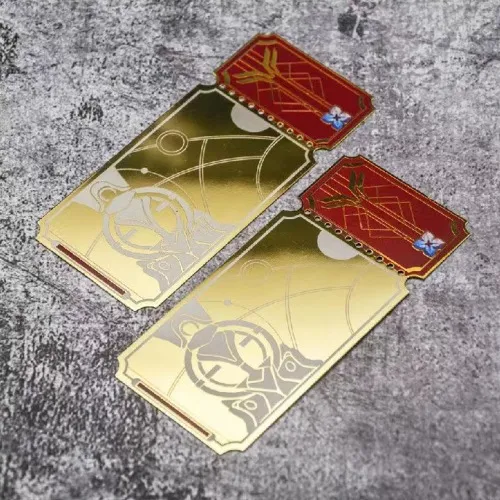 Honkai: Star Rail ticket metal bookmark