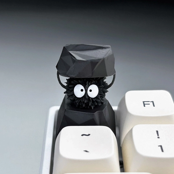 Spirited Away Soot Sprite Artisan Keycap for MX Style Keyboards