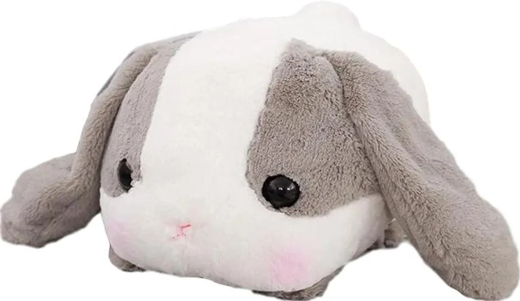 Chonky Bunny Plush Toy (4 COLORS) by Subtle Asian Treats - Grey