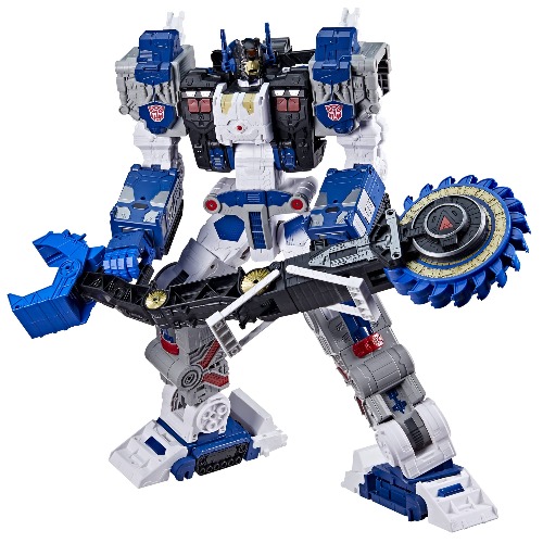 TRANSFORMERS Toys Generations Legacy Series Titan Cybertron Universe Metroplex Action Figure – Ages 15 and Up, 55.5 cm, Multicolor (F2986)