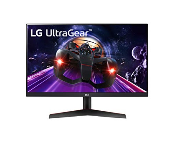 LG 24GN600-B UltraGear Gaming Monitor 24" Full HD (1920 x 1080) IPS Display, 1ms (GtG) Response Time, 144Hz Refresh Rate, AMD FreeSync Premium, HDR10, 3-Side Virtually Borderless Display,Black - Tilt