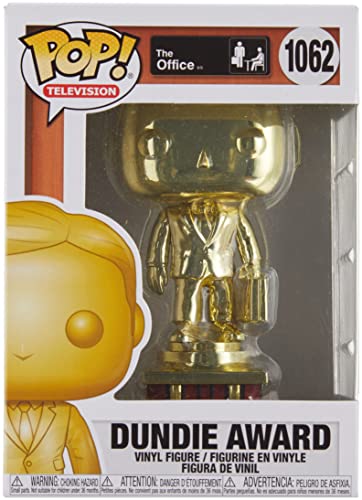 Funko Pop! TV: The Office - Customizable Chrome Dundie Award, Amazon Exclusive Collectible Vinyl Figure (52077) - Funko