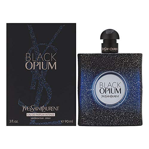 Yves Saint Laurent Black Opium Intense Eau de Parfum for Women, 3 Ounce - Orange,Sandalwood,Vanilla - 3 Fl Oz (Pack of 1)