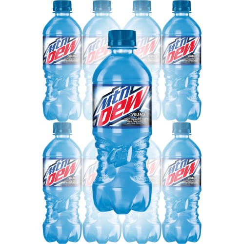 Mountain Dew Voltage, 20oz Bottle (Pack of 8, Total of 160 Fl Oz) - 