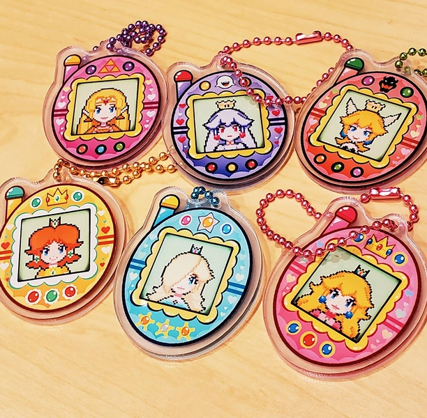 Nintendo Pixel Princess Charms