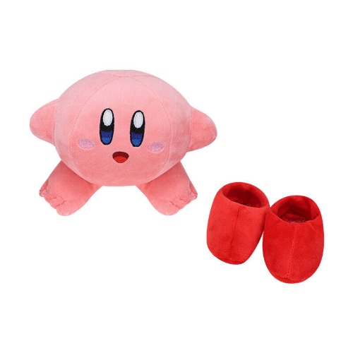 Kirby Star Allies Barefoot Big Feet Kirby Plush Soft Toy Doll 6.25&#034;