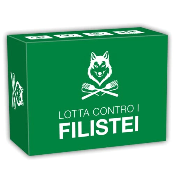 Kampfhummel LOTTA CONTRO I FILISTEI - Il party game italiano per persone con un senso dell'umorismo nero con 400 carte per 3-10 giocatori dai 16 anni in su