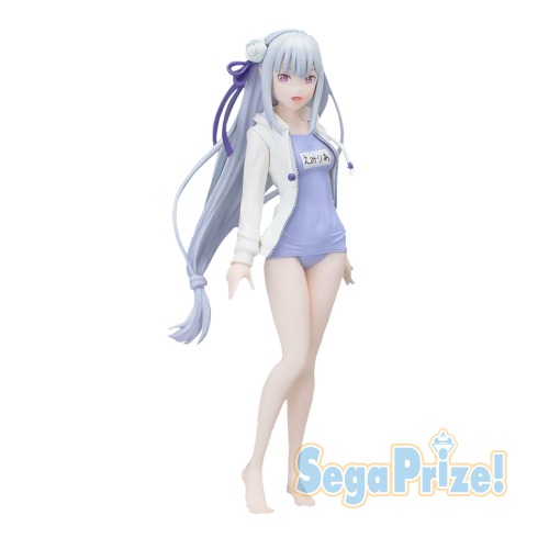 Re:Zero kara Hajimeru Isekai Seikatsu - Emilia - PM Figure - Natsu no Hi E M T (SEGA) - Pre Owned