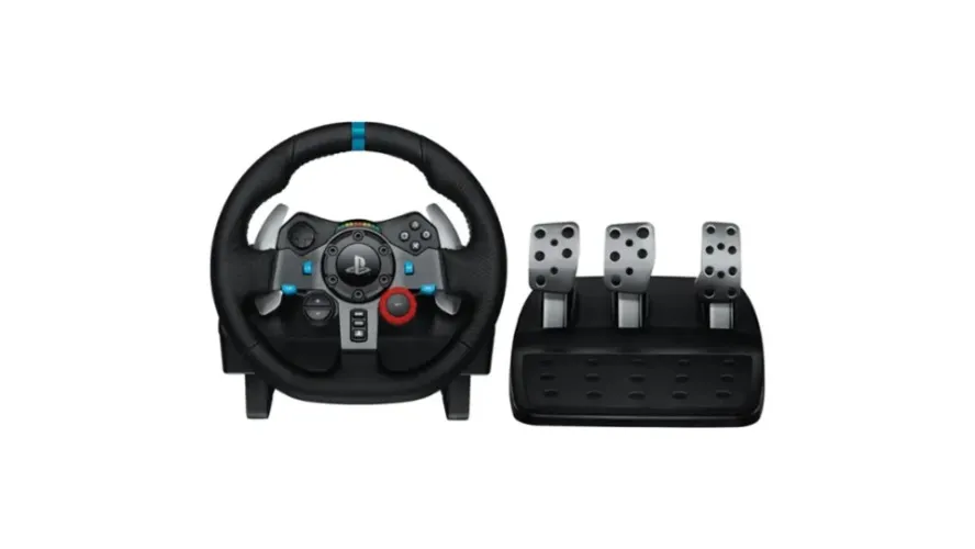 Logitech - G29 Driving Force Racing Wheel and Floor Pedals for PS5, PS4, PC, Mac - Black