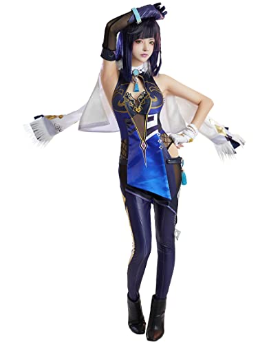 Yelan cosplay from Genshin Impact