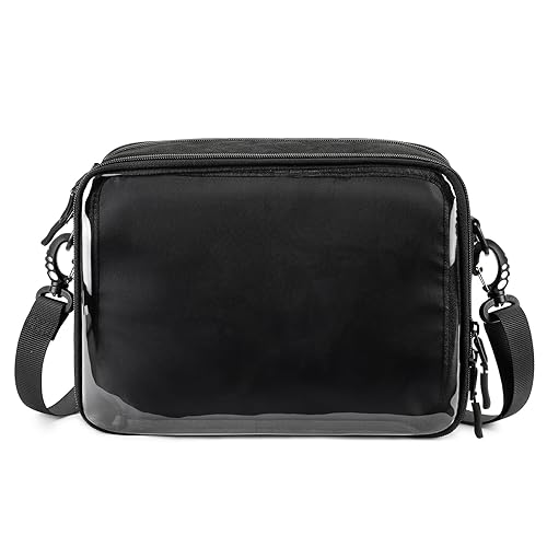 STEAMEDBUN Ita Bag Crossbody Small Ita Purse Pin Display Bag with Insert - Black