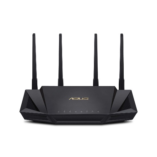 ASUS WiFi 6 Router (RT-AX3000) - Dual Band Gigabit Wireless Internet Router, Gaming & Streaming, AiMesh Compatible, Included Lifetime Internet Security, Parental Control, MU-MIMO, OFDMA - AX3000
