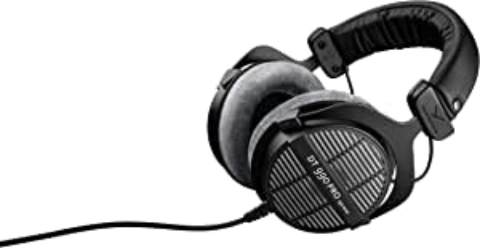beyerdynamic DT 990 Pro 250 ohm Over-Ear Studio Headphones For Mixing, Mastering, and Editing - 250 OHM Gray