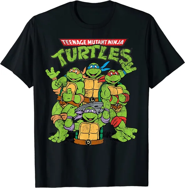 Teenage Mutant Ninja Turtles Classic Retro Logo Tee-Shirt