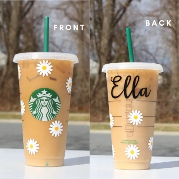 Daisy Custom Starbucks Cup starbucks Daisy Cup Daisy Venti | Etsy UK
