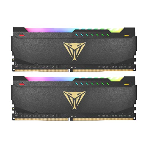 Patriot Memory Viper Steel RGB DDR4 RAM 64GB (2X32GB) 3600MHz CL18 UDIMM Desktop Gaming Memory Kit - PVSR464G360C8K - 64GB (2x32GB) 3600MHz CL18