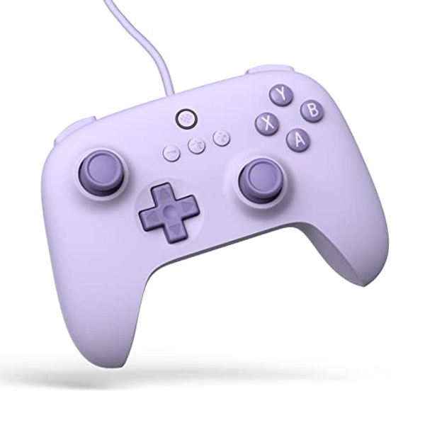 8Bitdo Ultimate C Wired Controller for Windows PC, Android, Steam Deck & Raspberry Pi (Wired Controller Purple)