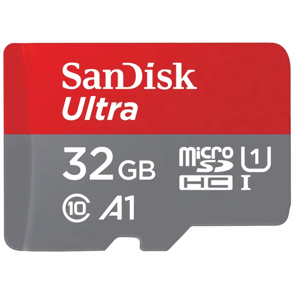 SanDisk Ultra Android MicroSDXC UHS-I-Kaart 32 GB + SD-Adapter (Voor Smartphones En Tablets, A1, Class 10, U1, Full HD Video's, Tot 120 MB/s Leessnelheid)