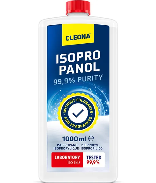 Isopropanol alcohol, 99,9%, reinigingsmiddel en oplosmiddel