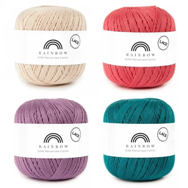 Rainbow Lace from Hobbii - 009 Black