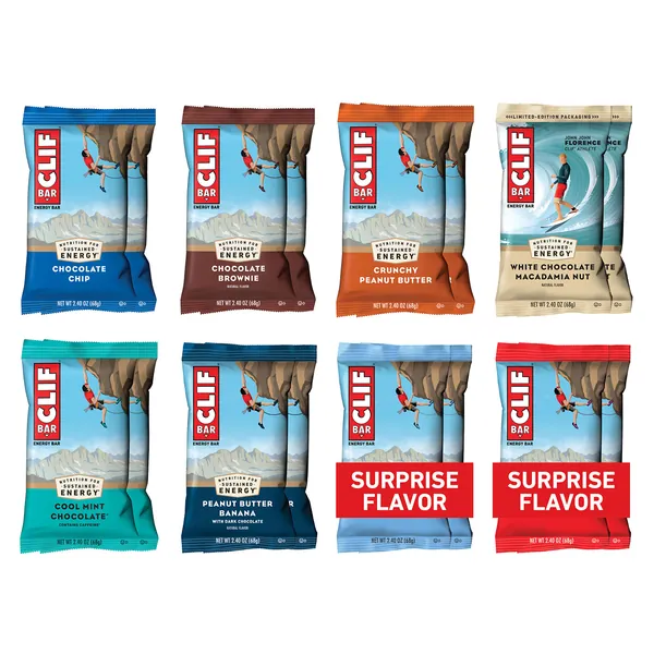 CLIF BARS - Energy Bars - Best Sellers Variety Pack- Made with Organic Oats - Plant Based (2.4 Ounce Protein Bars, 16 Count) Packaging & Assortment May Vary (Amazon Exclusive) - 