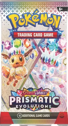 Pokemon Scarlet & Violet Prismatic Evolutions: Booster Pack (10 Cards)