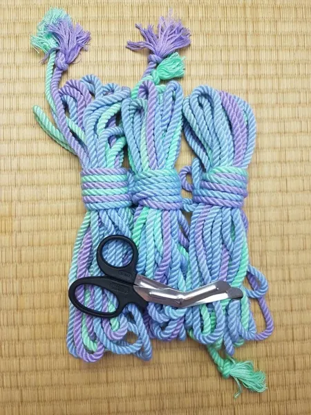 Super soft "mermaids" bamboo rope. 1,3 or 8 ropes