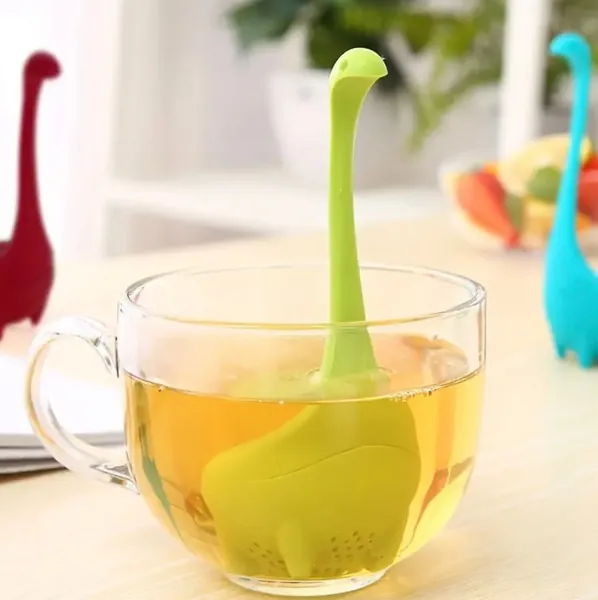 Dinosaur Tea Infuser Silicone | Nessie tea infuser, Loch Ness tea infuser| cute gift for tea lovers, cute Loose Leaf Tea Infuser