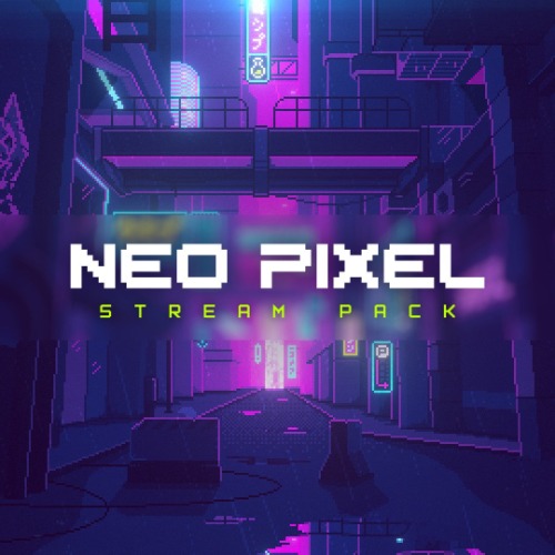 Neo Pixel Static Stream Overlays Package - Neo Pixel / Static