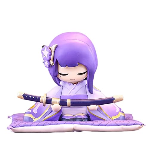 RZAHUAHU G-I Raiden Shogun Figure Beelzebul Anime Game Toy Desktop Ornaments