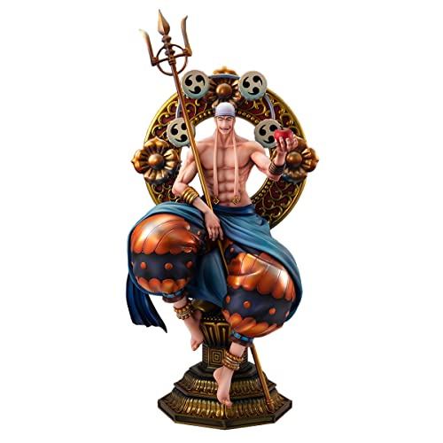 Megahouse - One Piece Portrait Neo Max Only God of Skypiea Enel Figure (Net) - MAXIMUM - God Enel