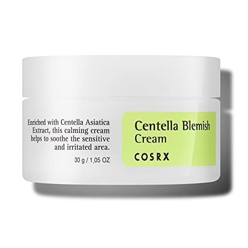 COSRX Centella Blemish Cream, 1.05 fl.oz / 30g | Centella | Korean Skin Care, Vegan, Cruelty Free, Paraben Free