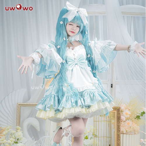 [Last Batch]【In Stock】Uwowo V Singer Rakuten Collab Happy 16th Birthday Cosplay Costume - 【In Stock】S