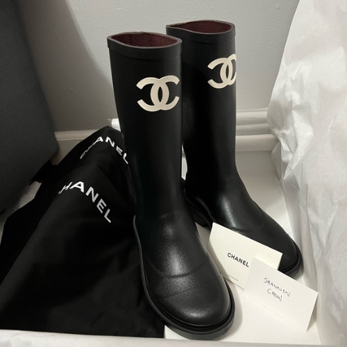 Chanel Rain Boots