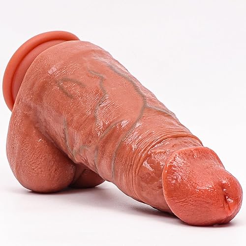 3.15'' Diameter Huge Thick Dildo Sex Toy, 10 Inch Adult Realistic Giant Big Silicone Dildos with Strong Suction Cup, Hands-Free G-spot Anal Dildo Adult Sex Toys & Games for Gay Women