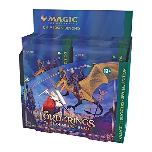 Magic The Gathering The Lord of The Rings: Tales of Middle-Earth Special Edition Collector Booster Box - 12 Packs (Collectible Fantasy Card Game)