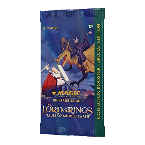 Magic The Gathering The Lord of The Rings: Tales of Middle-Earth Special Edition Collector Booster - 15 Magic Cards (Collectible Fantasy Card Game)
