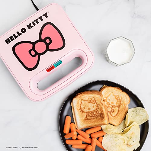 Uncanny Brands Hello Kitty Grilled Cheese Maker- Panini Press and Compact Indoor Grill (PP-KIT-HK2)