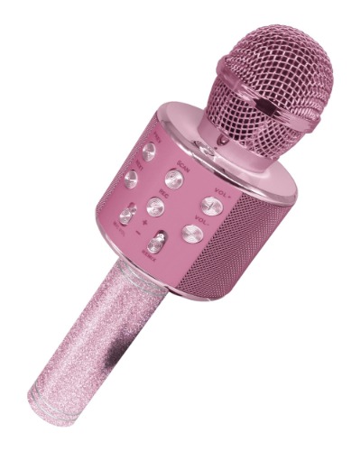 Delia's Glitter Karaoke Microphone Speaker - Pink