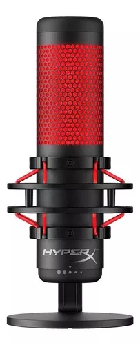 Micrófono HyperX QuadCast Condensador Bidireccional color negro
