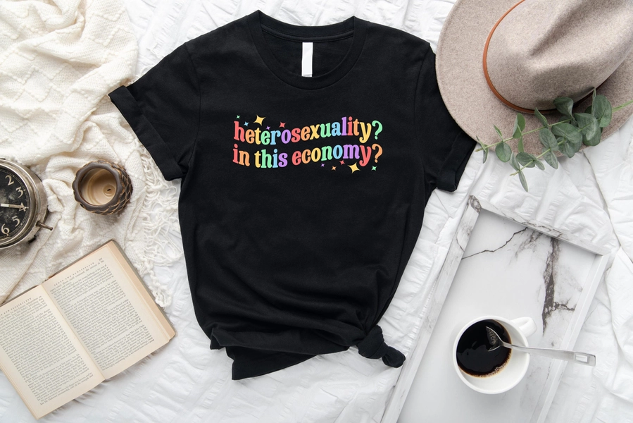 Sarcastic Heterosexual Shirt, LGBTQ Tshirt, Funny Gay Shirt, Pride Month Tshirt, LGBTQ Ally Tshirt, Non-Binary Shirt, Gay Pride Shirt