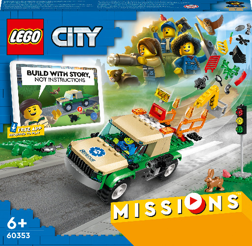 LEGO City 60353 - Villieläinten pelastustehtävä 23,99