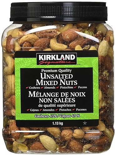 Kirkland Signature Extra Fancy Unsalted Mixed Nuts, 1.13 Kilogram