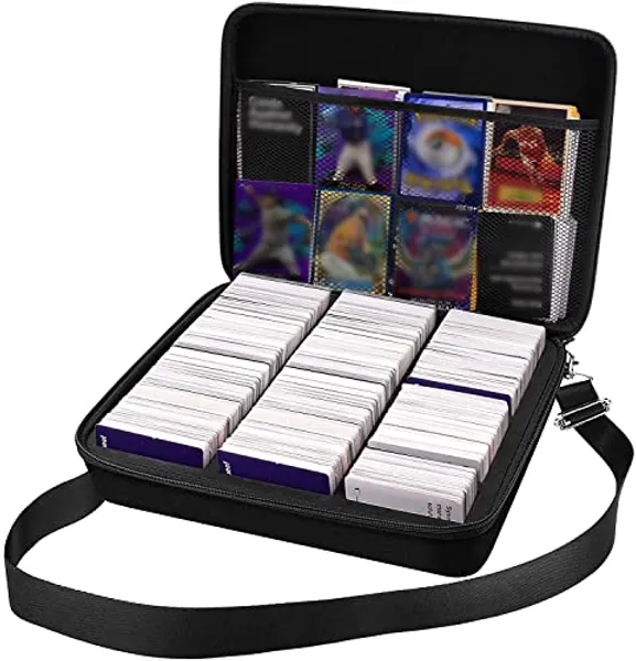2000+ Card Game Case Holder for Cards Against Humanity/for Magic The Gathering Board & Expansions/for CAH/for MTG/for Deck Box/for Yugioh/Football/Topps Sports Card/for Kids Against Maturity (Black)
