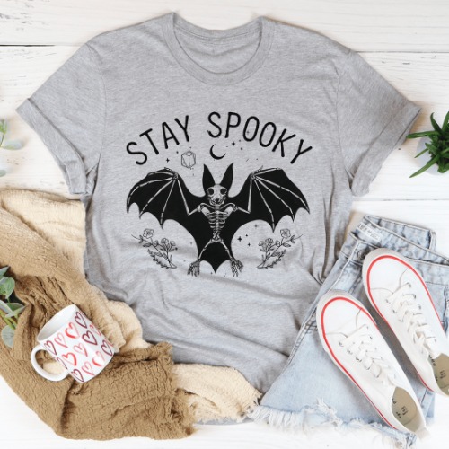 Stay Spooky Tee - Athletic Heather / 3XL