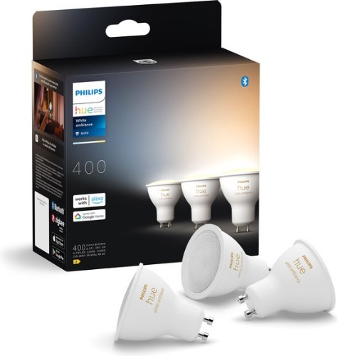 Philips Hue Spot - warm-tot koelwit licht - 3 pack - GU10 | bol