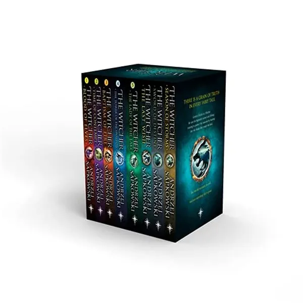 The Witcher Boxed Set: The Last Wish, Sword of Destiny, Blood of Elves, Time of Contempt, Baptism of Fire, The Tower of The Swallow, The Lady of the Lake, Season of Storms: 1-8